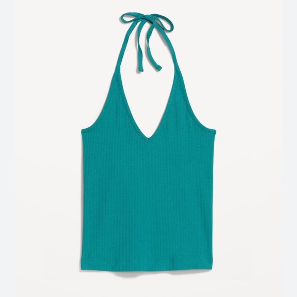 Old Navy halter crop torquise